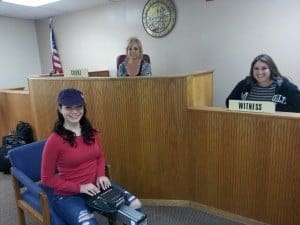 Kasidy in Mock Court Trial